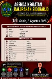 SUSUNAN PETUGAS APEL SENIN 3 AGUSTUS 2026